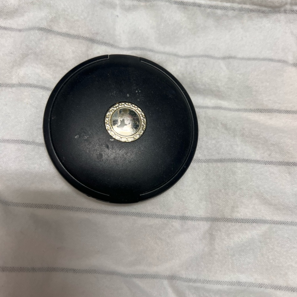 Black Compact with Silver Accent